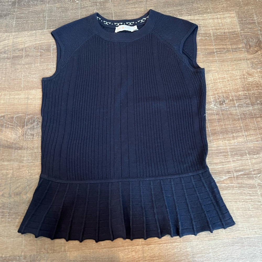 Tory Burch Navy Blue Sweater
